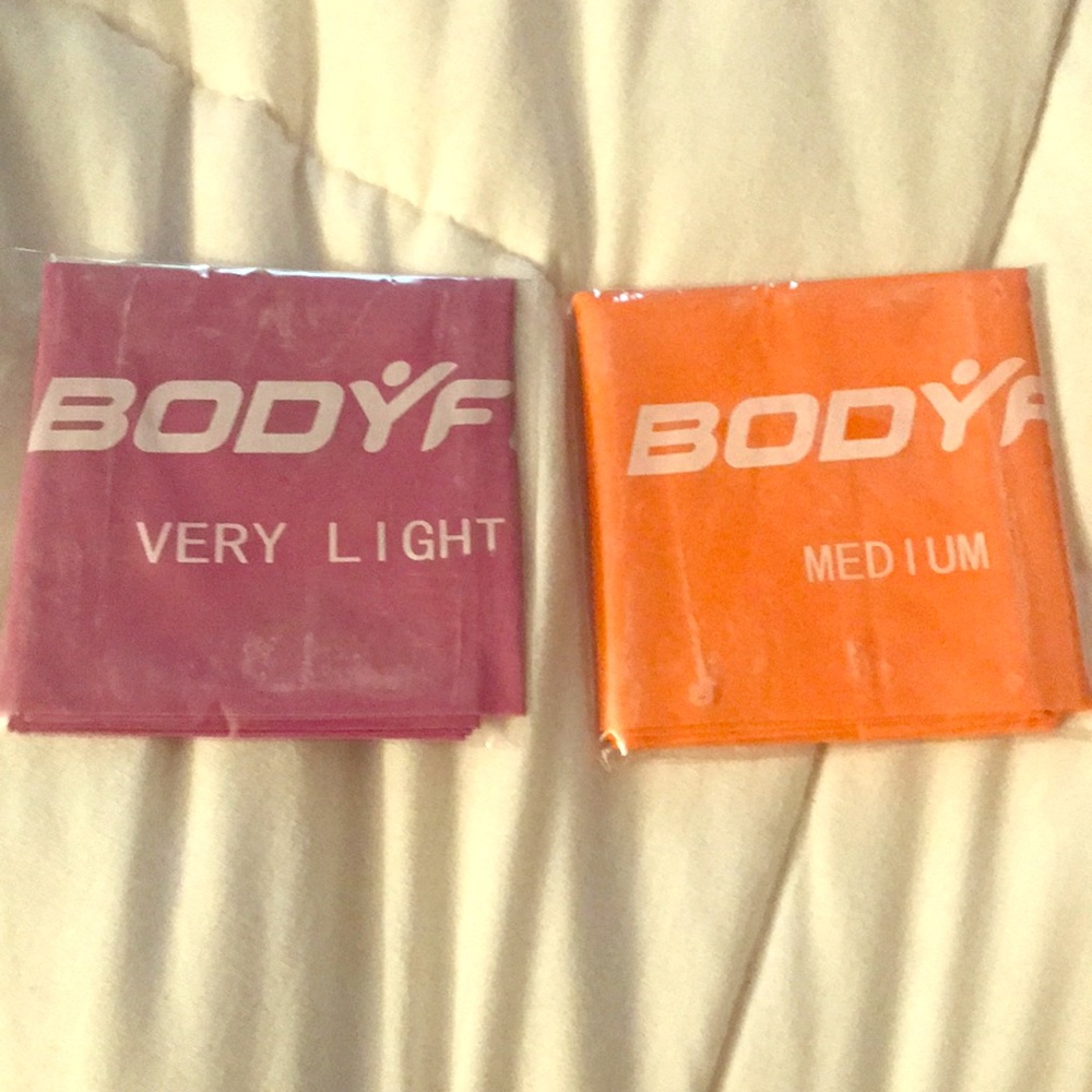Exercise Bands In very light and medium resistance